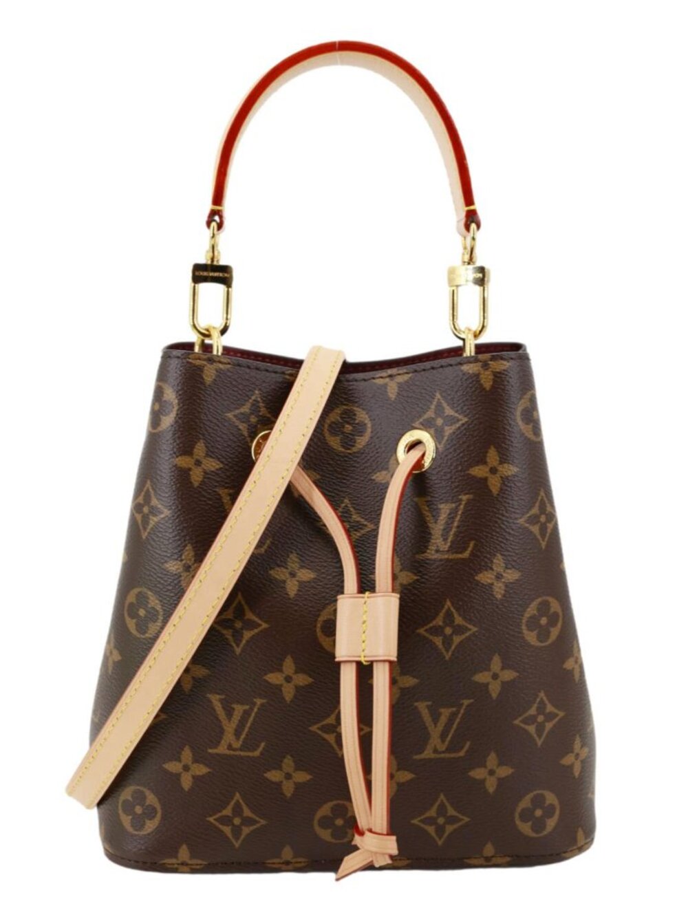 Louis Vuitton  Neonoe BB Monogram Canvas Bucket Bag Brown